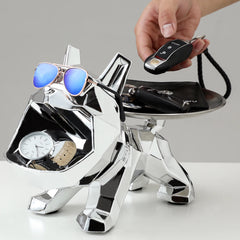 Harz Bulldogge Skulptur – Moderne Kunst Lagerung