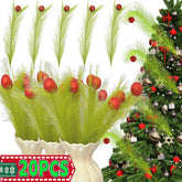 Weihnachtsdeko Picks – Festliche Grüne Zweige – Verschiedene Grössen