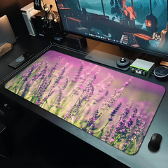 Gaming-Mauspad – Lavendelmuster – Grosses Tastaturmatte