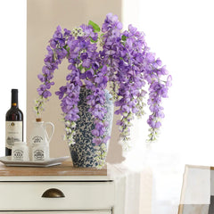 Wisteria Blumen – Polyester Design – 101 cm Girlande