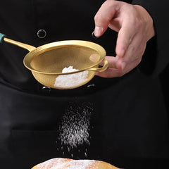 Sieb – Edelstahl 304 – Holzgriff & Verschiedene Grössen