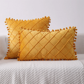 Samt Kissenbezug – Nordisches Design, 30x50cm/45x45cm