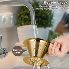 Kaffeefilter – Edelstahl – Für Unterwegs