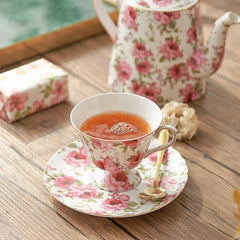 Kaffeetassenset – Handbemaltes Feinporzellan – Elegantes 200ml Design