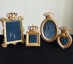 Ohrringhalter – Vintage Samtrahmen Design