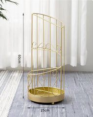 Schirmständer – Modernes Gold Metall – Für Zuhause & Hotel