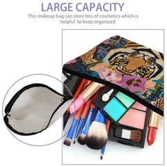 Schminktasche – Tiger Muster – 18x25cm