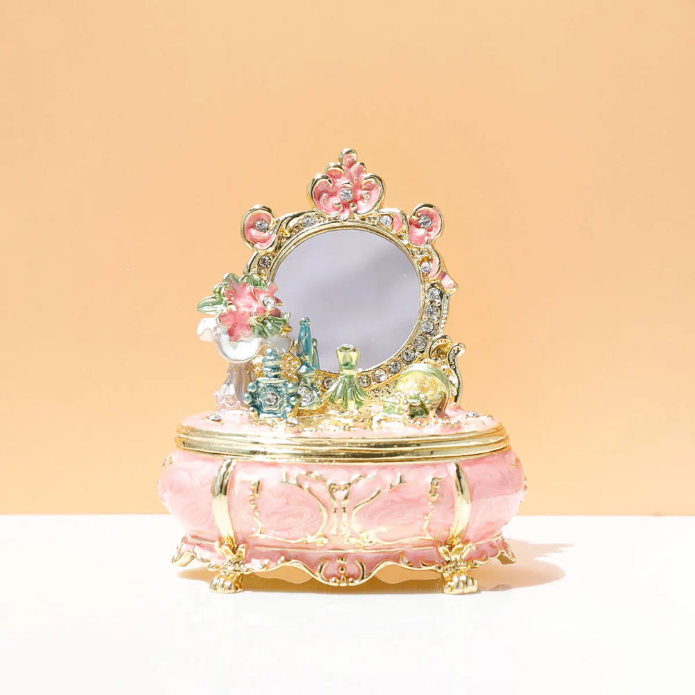 Schmuckkästchen – Handgemalt Emaille – 7x4.8x8.4 cm