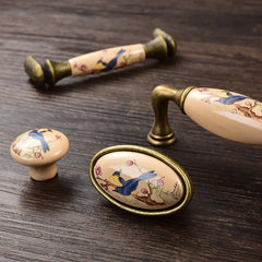 Schrankknopf – Antikes Keramikdesign 96mm