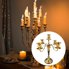 Kerzenhalter – Vintage Metall – 33x36.5 cm Deko