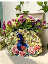 Keramikvase – Pastoral Handbemalt Pfingstrose – 28x14x23cm