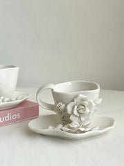 Blumentassen-Set – Europäisches Porzellan – H7.5cm; D9cm