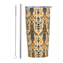 Edelstahlbecher – Kupferkunst Design – Isolierter Becher