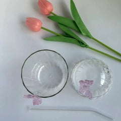 Glasbecher – Schmetterling Design – 400ML, Zuhause