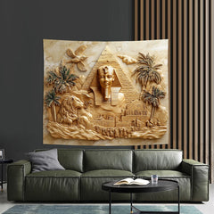 Ägyptischer 3D-Wandteppich – Polyester Design 70X100CM+