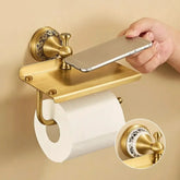 WC-Rollenhalter – Antik Messing Gebürstet