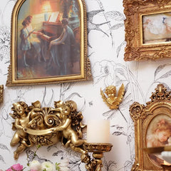 Mini Engelsfigur – Vintage Harz Deko