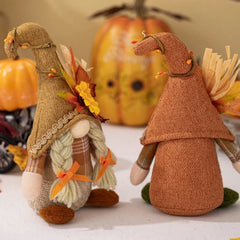 Rudolf-Puppe – Textil, Ahornblatt-Design