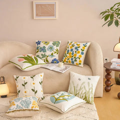 Bestickter Kissenbezug – Handmade Design – 450mm