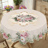 Retro Beige Rose Daisy Tischdecke – Pastoral – Vielseitig