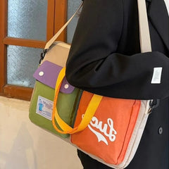 Laptop Aktentasche – Canvas & Polyester – 37x31x3cm