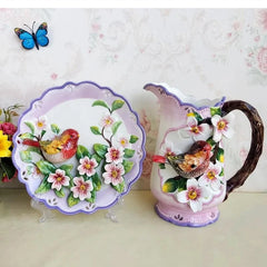 Dekorative Vase – Pastoral Keramikdesign – Tischakzent