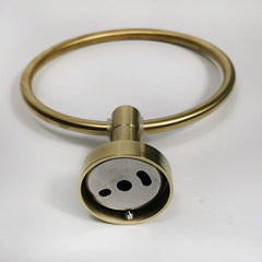 Handtuchring – Gebürstetes Gold Edelstahl – Wandmontage