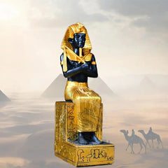 Resin Pharao Statue – Antik Imitation – 26.5x11.5x7cm