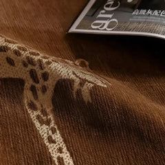 Chenille Möbelüberwurf – Jacquard Strick Kratzschutz 180x130cm