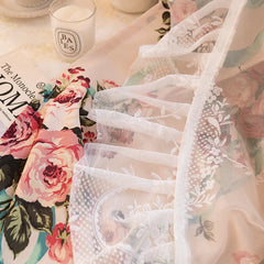 Spitzenvorhänge – Französische Pastorale – W150cmxH200cm