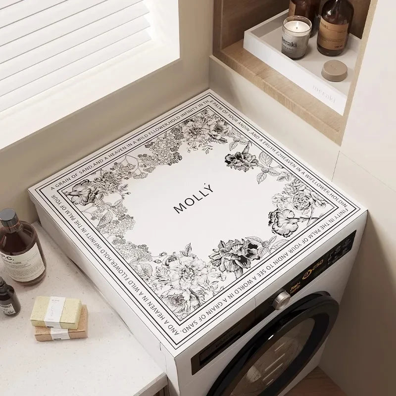 Florale Staubschutzabdeckung aus Diatomenschlamm, Grösse 50x60cm und Farbe Monet Garten