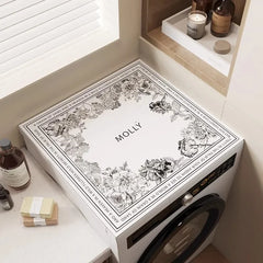 Florale Staubschutzabdeckung aus Diatomenschlamm, Grösse 50x60cm und Farbe Monet Garten