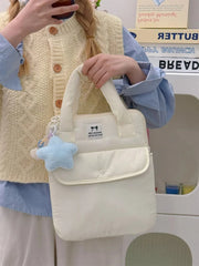 Stilvolle Polyester-Laptop-Tasche – Solides Design – Unisex