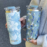 Thermo-Flasche – Edelstahl-Design – 900ml Fassungsvermögen