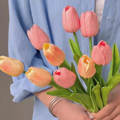Tulpenstrauss – Realistische Latexblumen – Hochzeit & Wohndekor