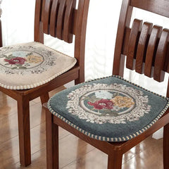 U-förmige Memory-Schaum-Sitzkissen – Blumenmuster 42x44cm