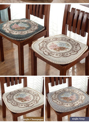 U-förmige Memory-Schaum-Sitzkissen – Blumenmuster 42x44cm