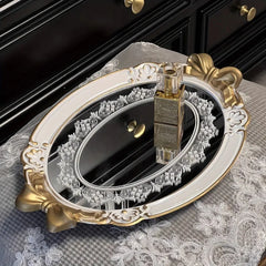 Vintage Hauchdünne Tablett – Europäisches Design – 41x28cm