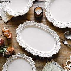 Vintage Keramikgeschirr – Reliefdesign – Verschiedene Grössen