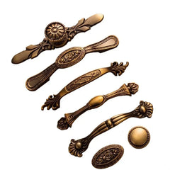 Vintage Messinggriffe – Zinklegierung – 128mm