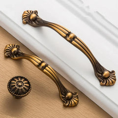 Vintage Messinggriffe – Zinklegierung – 128mm