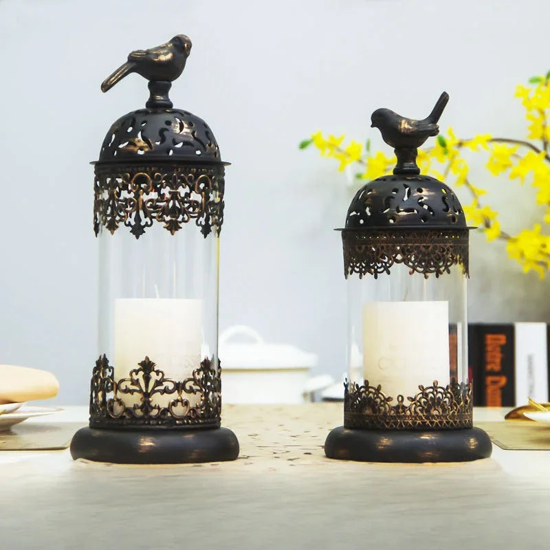 Vintage Metall Teelichthalter – Kreatives Domdesign