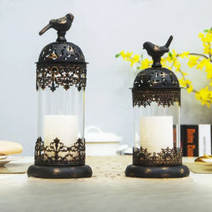 Vintage Metall Teelichthalter – Kreatives Domdesign