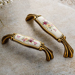 Vintage Möbelgriffe – Keramikdesign – 96mm/128mm