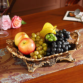 Vintage-Resin-Obsttablett – Elegantes Design – 41x25x11cm