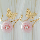 Vorhangringe – Metall Floral Hollow Out Schlafzimmer