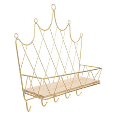 Wandmontierter Hakenständer – Eisen Nordic Design – 37.5x36.5x10 cm