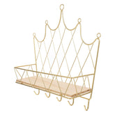 Wandmontierter Hakenständer – Eisen Nordic Design – 37.5x36.5x10 cm