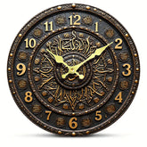 Wanduhr – Antikes Holz Design – 25CM Leise