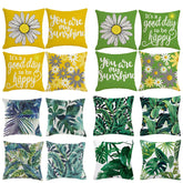 Wasserdichte Kissenbezüge – Jacquard-Leinen – 45x45cm